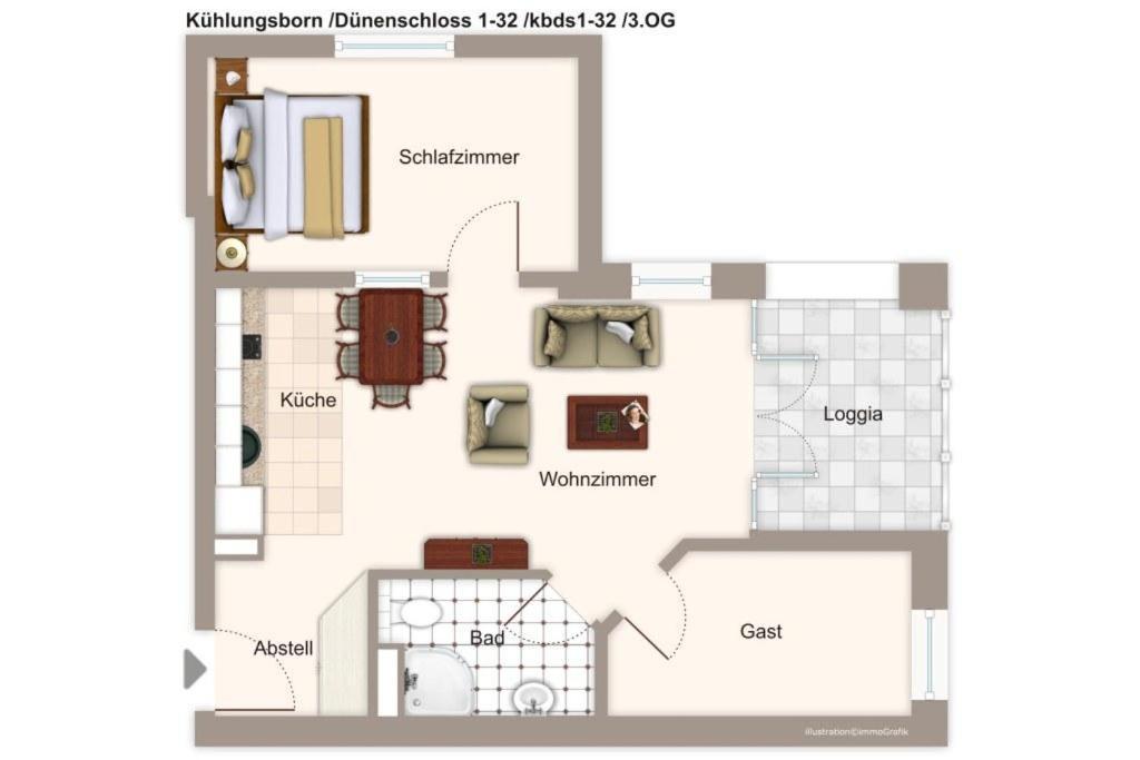 Duenenschloss Duenenschloss 1-32 คูล็องสบอร์น ภายนอก รูปภาพ